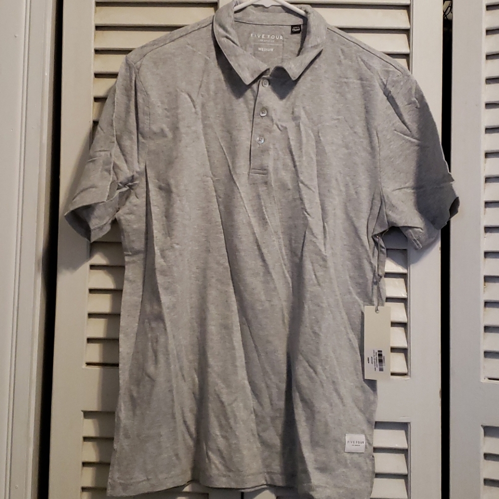New - Five Four Polo Gray